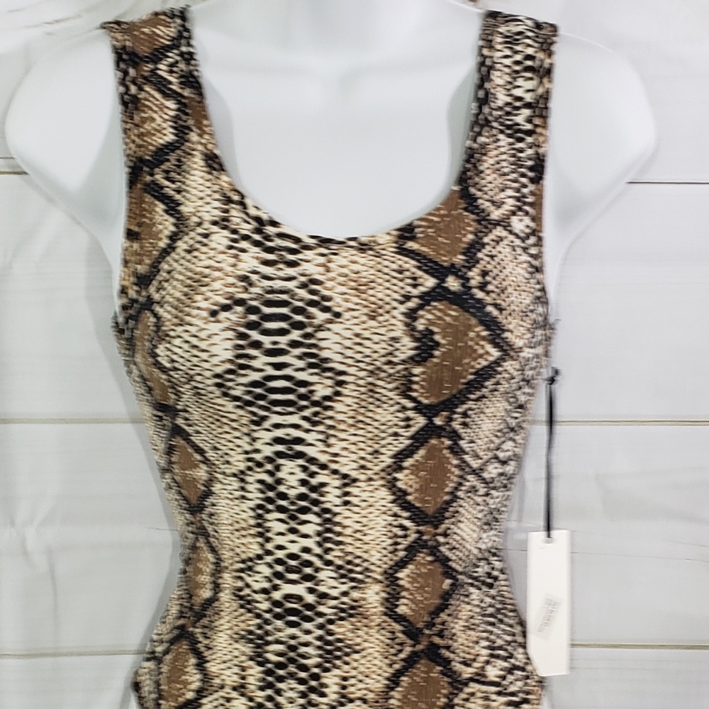 On Sale !!  Snakeskin Bodysuit - Picture 2 of 2